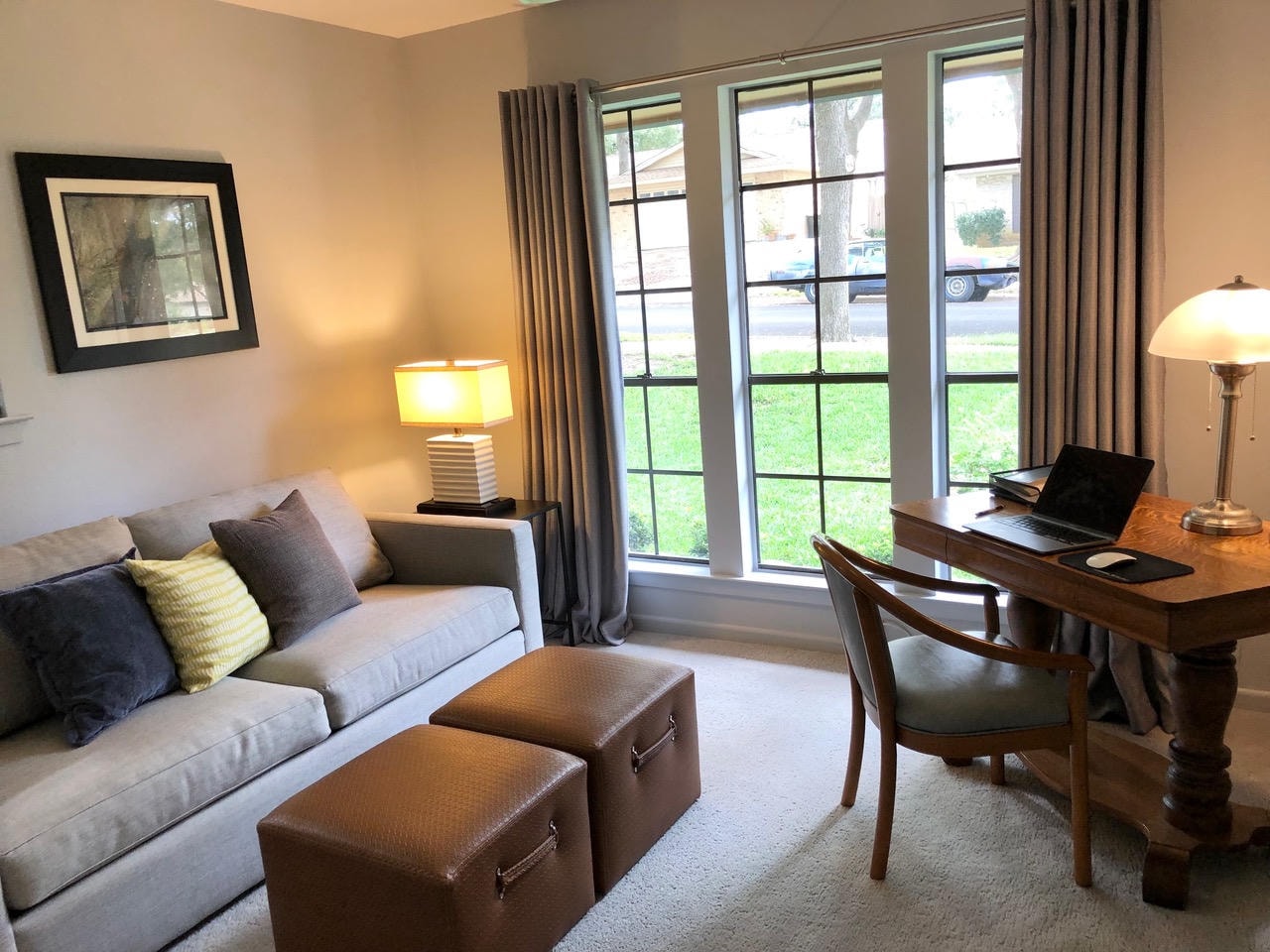 Austin Rock — After, sitting room with desk